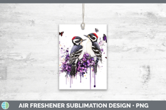 GorgeousBirds 01 Purple Drips Air Freshener design.