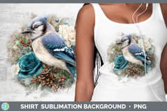 GorgeousBirds 01 Rustic Christmas Shirt design.