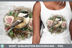 GorgeousBirds 01 Rustic Christmas Shirt design.