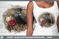 GorgeousBirds 01 Rustic Christmas Shirt design.