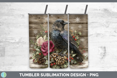 GorgeousBirds 01 Rustic Christmas Tumbler design.