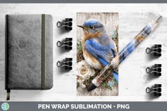 GorgeousBirds 01 Rustic Christmas Pen Wrap design.