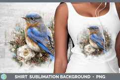 GorgeousBirds 01 Rustic Christmas Shirt design.