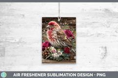 GorgeousBirds 01 Rustic Christmas Air Freshener design.