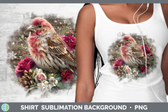 GorgeousBirds 01 Rustic Christmas Shirt design.