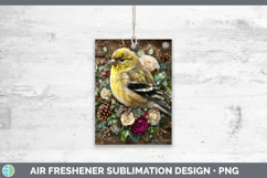 GorgeousBirds 01 Rustic Christmas Air Freshener design.