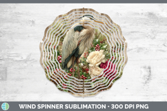 GorgeousBirds 01 Rustic Christmas Wind Spinner design.