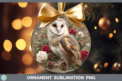 GorgeousBirds 01 Rustic Christmas Ornament design.