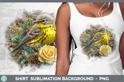 GorgeousBirds 01 Rustic Christmas Shirt design.