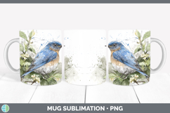 GorgeousBirds 01 Sketch Mug Wrap design.