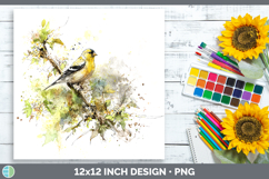 GorgeousBirds 01 Sketch Paper Backgrounds design.