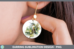 GorgeousBirds 01 Sketch Round Earrings design.