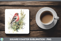 GorgeousBirds 01 Sketch Square Coaster design.