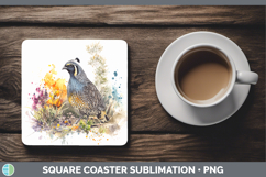 GorgeousBirds 01 Sketch Square Coaster design.