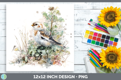 GorgeousBirds 01 Sketch Paper Backgrounds design.