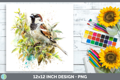GorgeousBirds 01 Sketch Paper Backgrounds design.