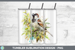 GorgeousBirds 01 Sketch Tumbler design.
