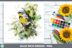 GorgeousBirds 01 Sketch Paper Backgrounds design.
