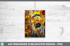 GorgeousBirds 01 Stained Glass Sunflower Air Freshener design.