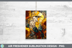 GorgeousBirds 01 Stained Glass Sunflower Air Freshener design.
