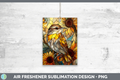 GorgeousBirds 01 Stained Glass Sunflower Air Freshener design.