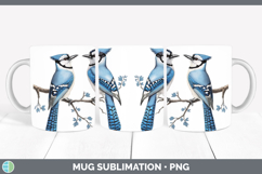 GorgeousBirds 01 Vintage Mug Wrap design.