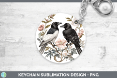 GorgeousBirds 01 Vintage Keychain design.