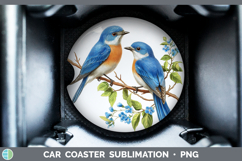 GorgeousBirds 01 Vintage Car Coaster design.