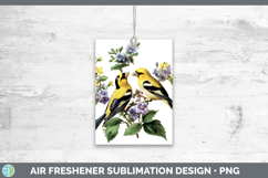 GorgeousBirds 01 Vintage Air Freshener design.