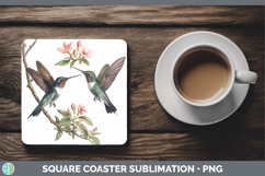 GorgeousBirds 01 Vintage Square Coaster design.