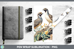 GorgeousBirds 01 Vintage Pen Wrap design.