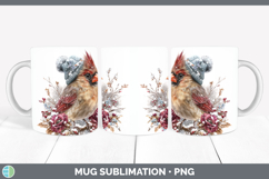 GorgeousBirds 01 Winter Knit Hat Mug Wrap design.