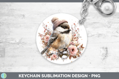 GorgeousBirds 01 Winter Knit Hat Keychain design.