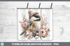 GorgeousBirds 01 Winter Knit Hat Tumbler design.