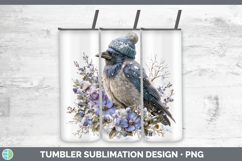 GorgeousBirds 01 Winter Knit Hat Tumbler design.