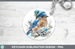 GorgeousBirds 01 Winter Knit Hat Keychain design.