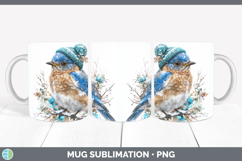 GorgeousBirds 01 Winter Knit Hat Mug Wrap design.
