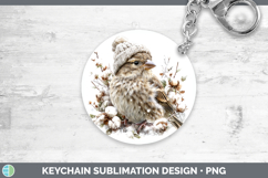 GorgeousBirds 01 Winter Knit Hat Keychain design.