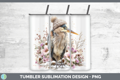 GorgeousBirds 01 Winter Knit Hat Tumbler design.