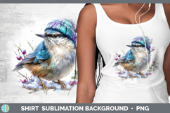 GorgeousBirds 01 Winter Knit Hat Shirt design.