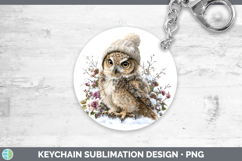 GorgeousBirds 01 Winter Knit Hat Keychain design.