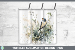 GorgeousBirds 02 Sketch Tumbler design.