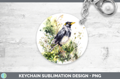GorgeousBirds 02 Sketch Keychain design.