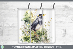 GorgeousBirds 02 Sketch Tumbler design.