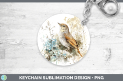 GorgeousBirds 02 Sketch Keychain design.