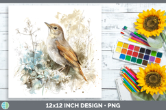 GorgeousBirds 02 Sketch Paper Backgrounds design.