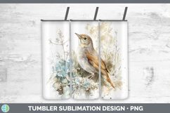 GorgeousBirds 02 Sketch Tumbler design.