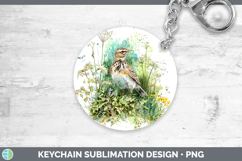 GorgeousBirds 02 Sketch Keychain design.