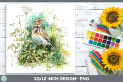 GorgeousBirds 02 Sketch Paper Backgrounds design.