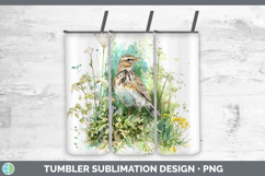 GorgeousBirds 02 Sketch Tumbler design.